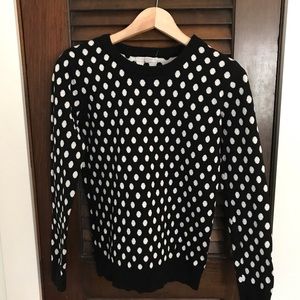 Polka dot sweater